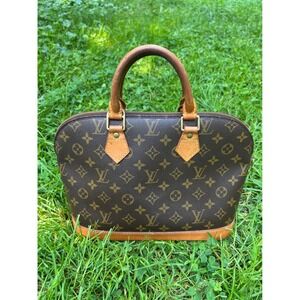 VTG Louis Vuitton Alma PM Monogram Canvas Satchel Handbag BA0020